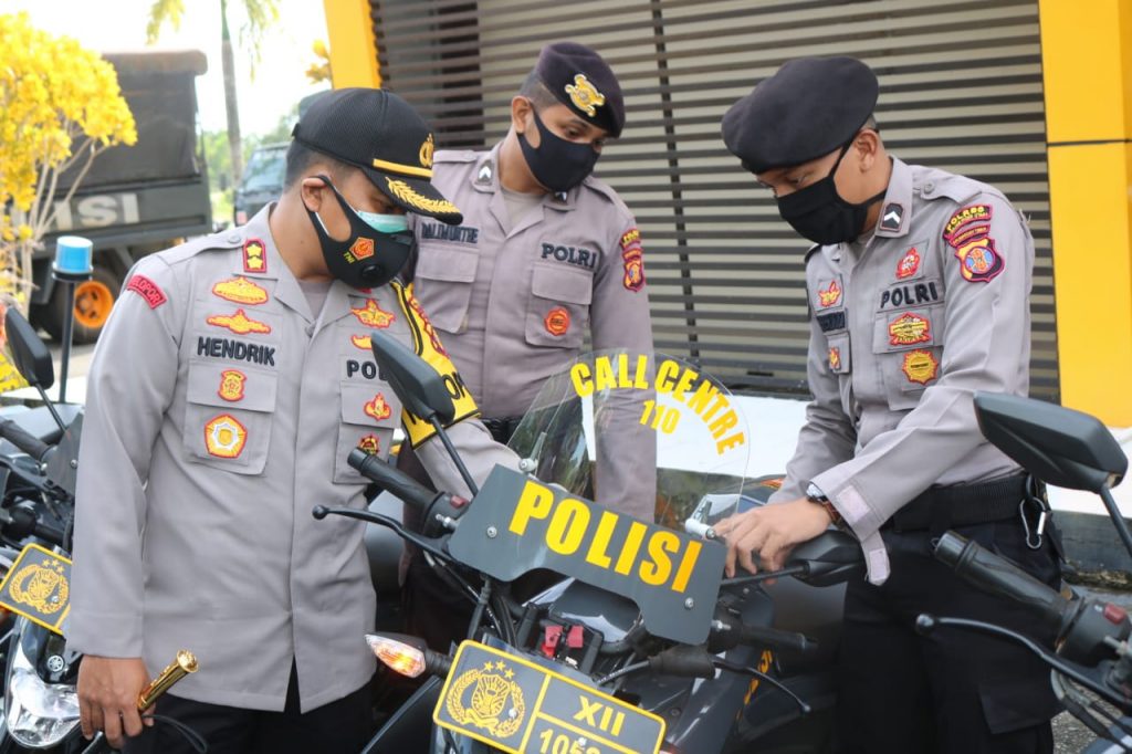 Jelang Pilkada 2020, Kapolres PPU Cek Kendaraan Dinas Operasional ppu