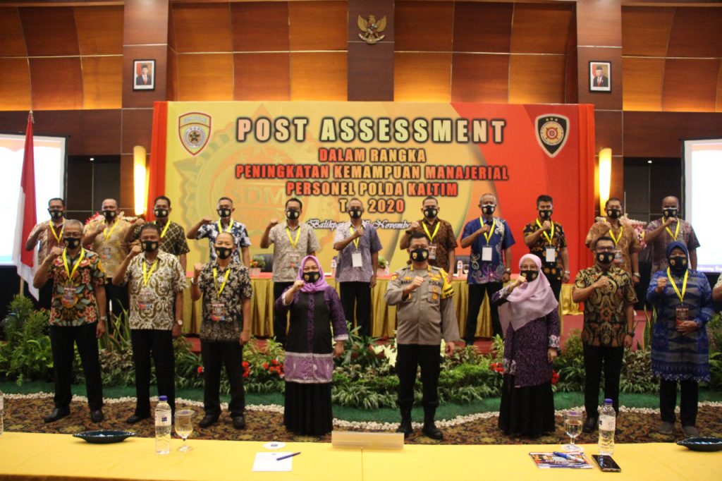 Wujudkan SDM Unggul, Biro SDM Polda Kaltim Laksanakan Post Assessment sdm