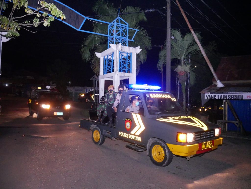 Jelang Pilkada 2020, Polres Bontang Gelar Patroli Gabungan Skala Besar 2