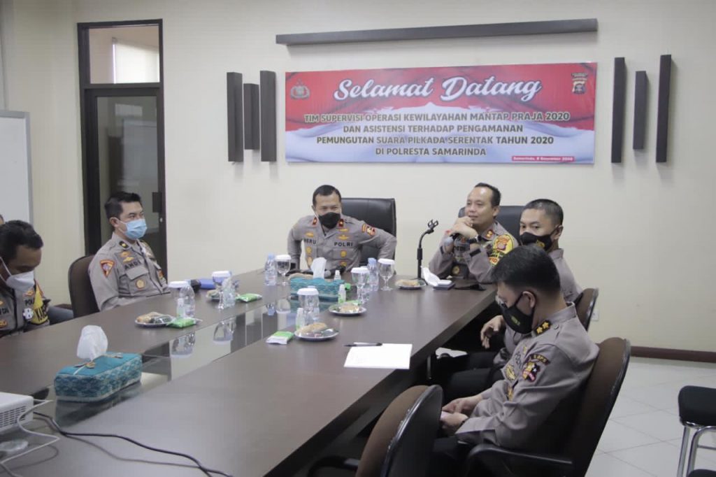 Tim Mabes Polri Lakukan Asistensi dan Supervisi Ops Mantap Praja 2020 di Polresta Samarinda WhatsApp Image 2020 12 10 at 5.17.35 AM