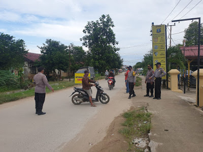 Polsek Palaran Gelar Operasi Yustisi Guna Tekan Penyebaran Virus Covid-19 smd2