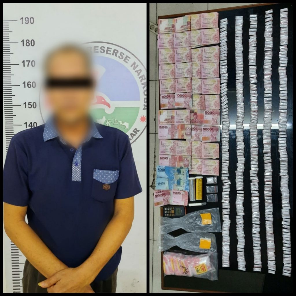 Ungkap Peredaran Gelap Narkotika, Sat Resnarkoba Polres Kukar Amankan 450 Poket Sabu-Sabu 4