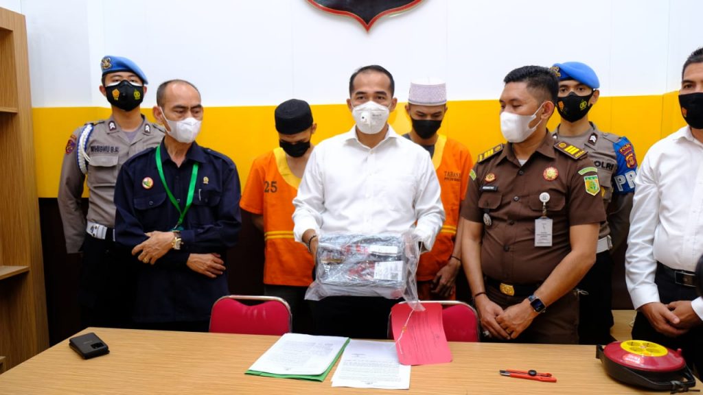 Polda Kaltim Musnahkan Barang Bukti 2,96 Kg Sabu dan 959 Gram Ganja 2 14 6