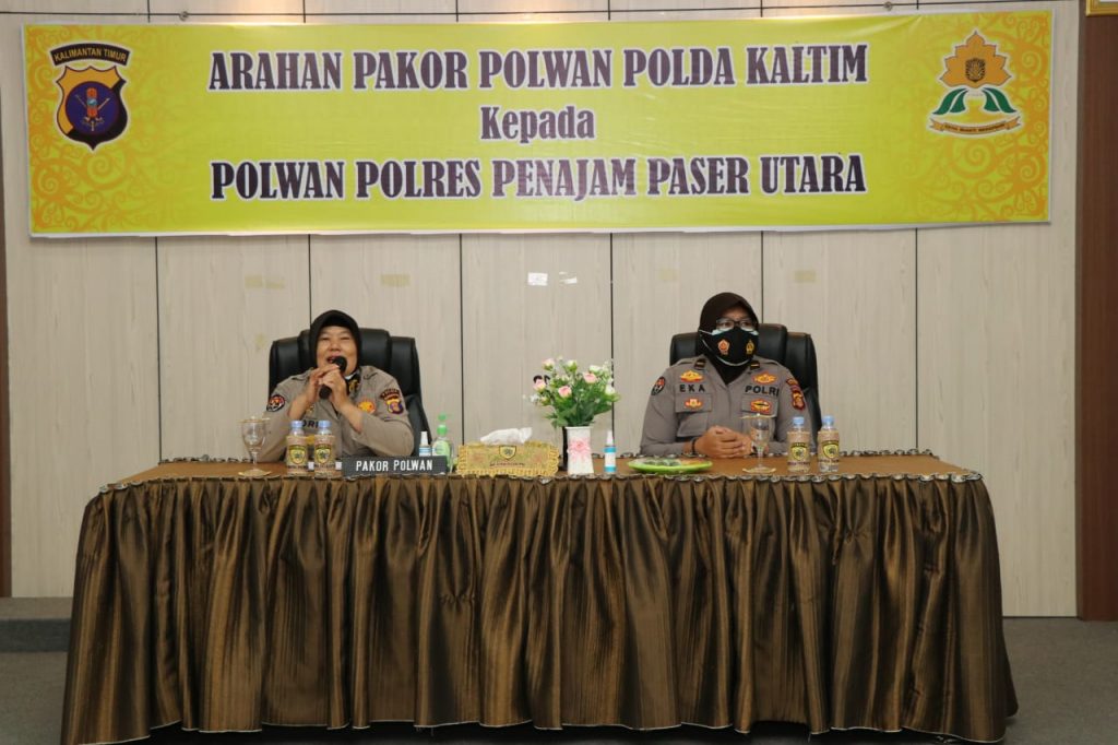 Berikan Arahan, Ini Pesan dan Penekanan Pakor Polwan Polda Kaltim kepada Jajaran Polwan Polres PPU 4 9