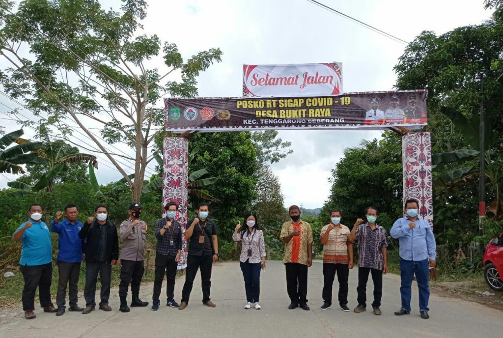 Polsek Tenggarong Seberang Bersama BPKP Kaltim Evaluasi PPKM Tingkat Desa 7 10