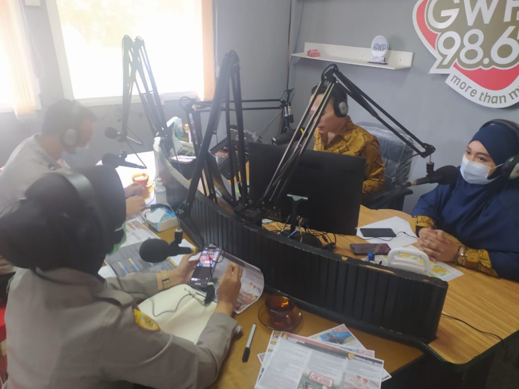 Melelui Radio, Polres Kutim Sosialisasikan Penerimaan Polri TA. 2021 8 8