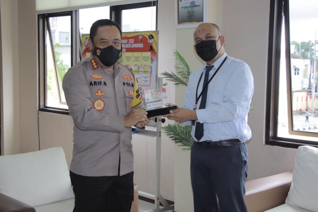 Pererat Kemitraan, Kapolresta Samarinda Terima Kunjungan Perwakilan Bank Indonesia WhatsApp Image 2021 03 10 at 11.52.03 AM