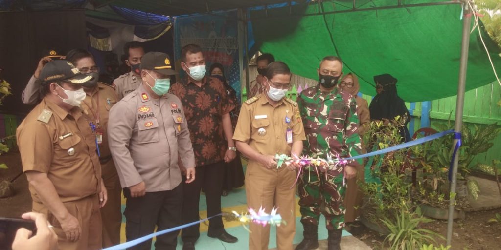 Polsek Sungai Kunjang Hadiri Peresmian Kampung Tangguh Sehati di Wilayah Kelurahan Loa Buah 2 6