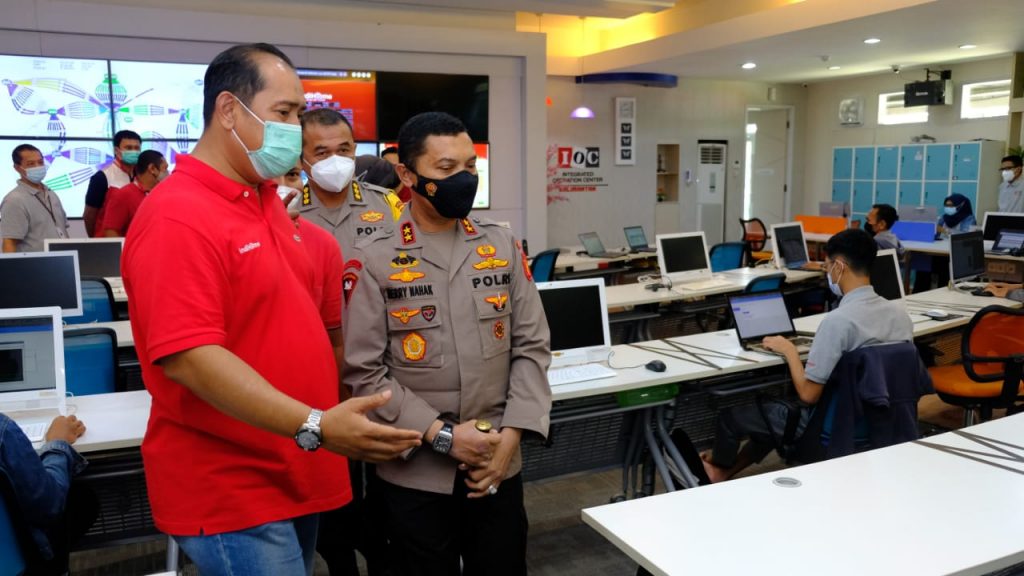 Kunjungi PT. Telkom Indonesia, Kapolda Kaltim Siapkan Pelayanan 110 7 11