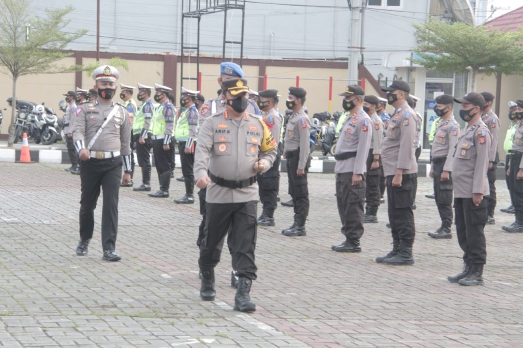 Polresta Samarinda Laksanakan Apel Gelar Pasukan Ops Kepolisian Terpusat Keselamatan Mahakam 2021 WhatsApp Image 2021 04 12 at 11.22.39