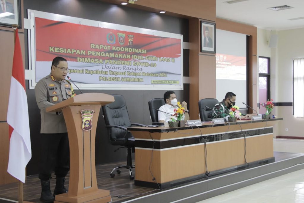 Jelang Operasi Ketupat Mahakam 2021, Polresta Samarinda Gelar Rapat Koordinasi WhatsApp Image 2021 04 28 at 14.13.56