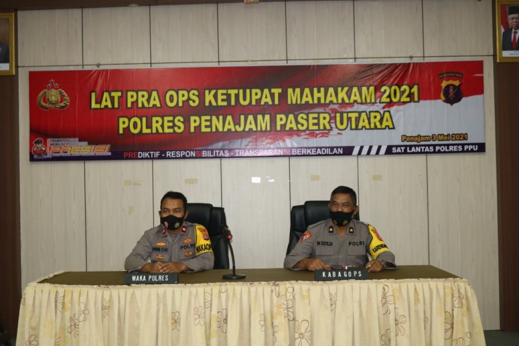 Jelang Operasi Ketupat Mahakam 2021, Polres PPU Gelar Lat Pra Ops 1 1