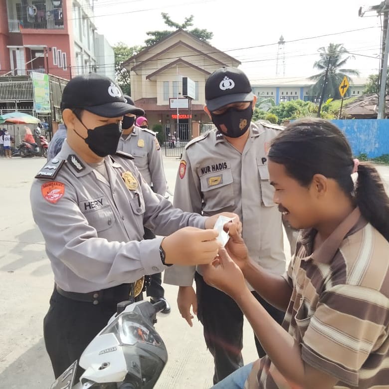 Antisipasi Penyebaran Covid-19, Polsek Samarinda Seberang Gencarkan Ops Yustisi Protokol Kesehatan 1