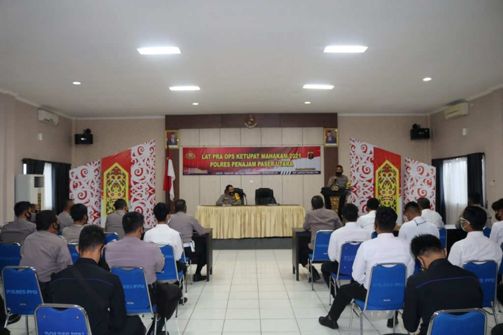 Jelang Operasi Ketupat Mahakam 2021, Polres PPU Gelar Lat Pra Ops 1 2 1