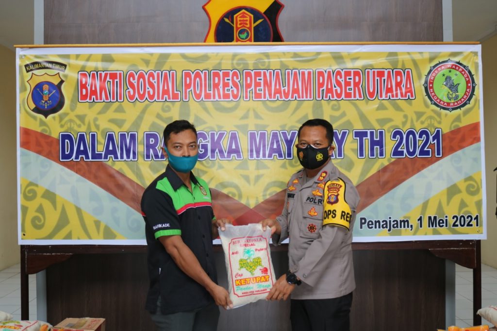 Bhakti Sosial Polres PPU Dalam Rangka Peringati Hari Buruh Sedunia (May Day) WhatsApp Image 2021 05 01 at 11.38.11