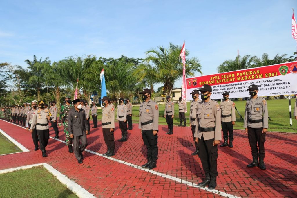 Polres PPU Gelar Apel Pasukan Operasi Ketupat Mahakam 2021 WhatsApp Image 2021 05 05 at 11.07.29