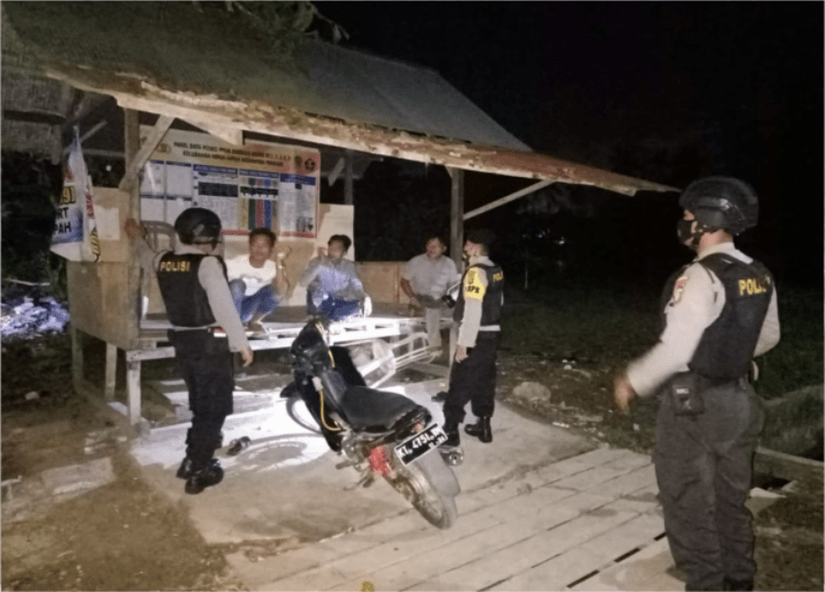 Jaga Keamanan Wilayah, Sat Sabhara Polres PPU laksanakan Patroli Malam ppu 2