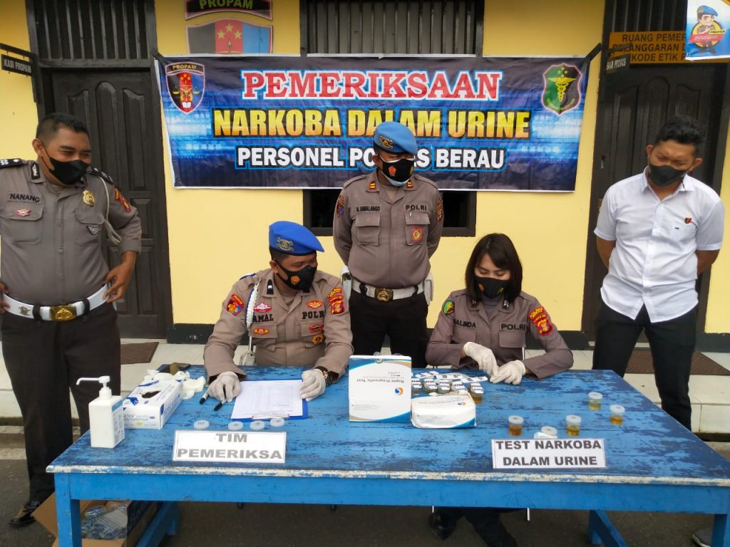 Cegah Penyalahgunaan Narkotika, Polres Berau Gelar Tes Urine kepada Personelnya 2 9