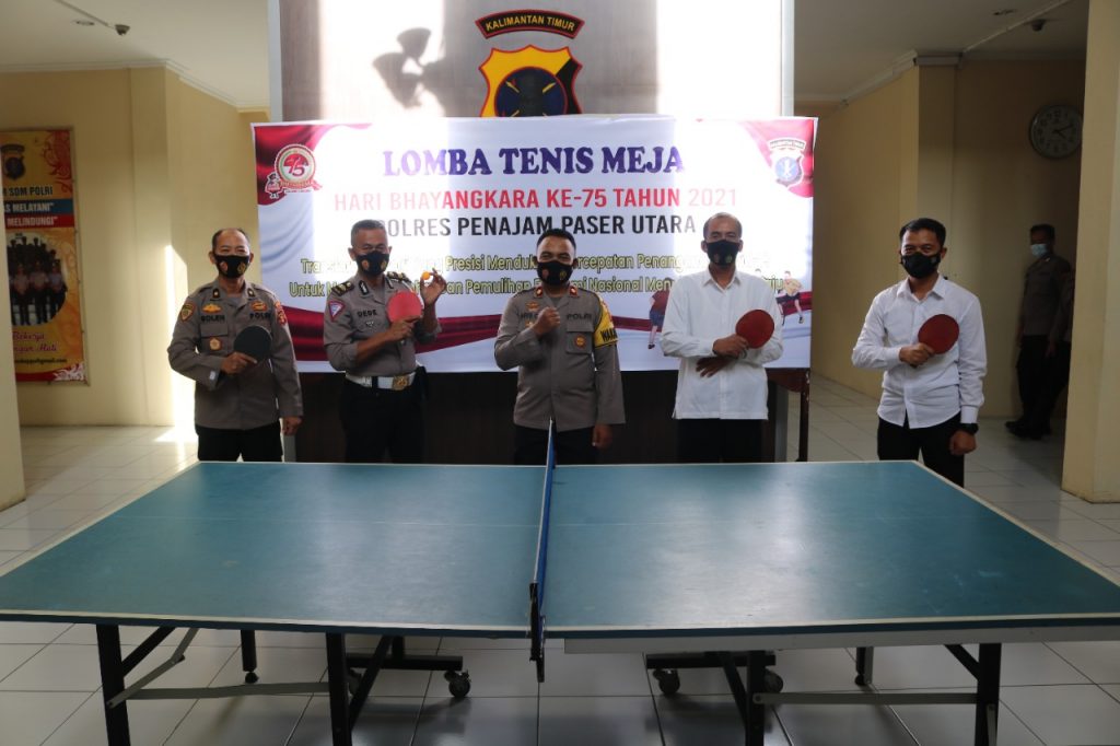 Meriahkan HUT Bhayangkara Ke-75, Polres PPU Gelar Lomba Tenis Meja WhatsApp Image 2021 06 22 at 09.59.41