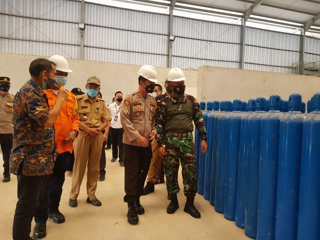 Tiga Pilar Kamtibmas Kutai Kartanegara Cek Stok Oksigen di PT. Murni Gas Raya 8 10