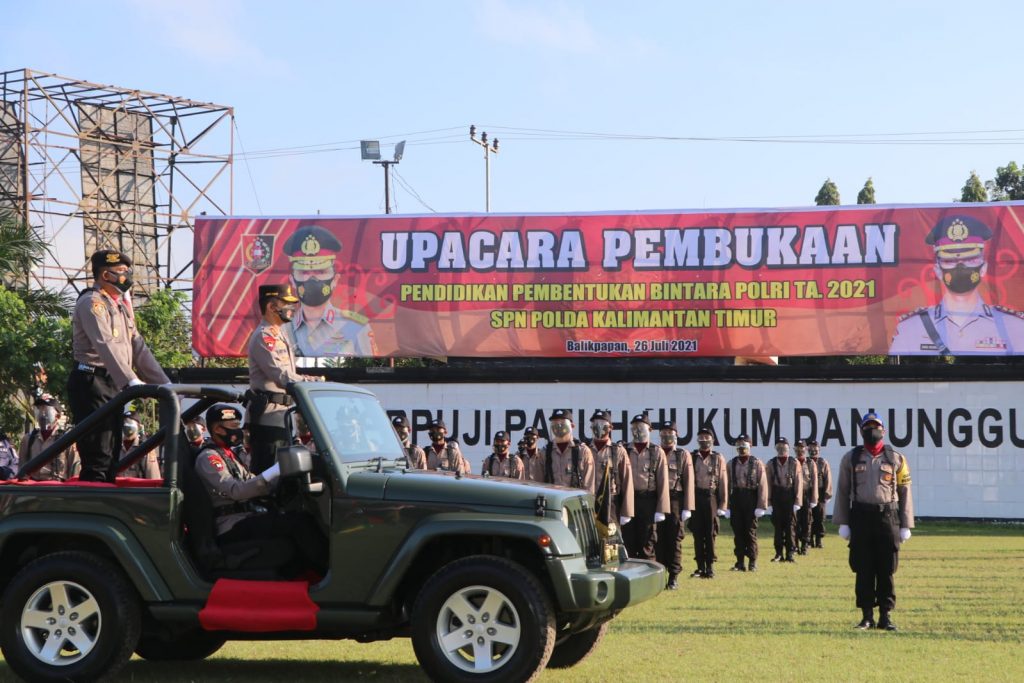 Kapolda Pimpin Upacara Pembukaan Diktukba Polri T.A.2021 di SPN Polda Kaltim WhatsApp Image 2021 07 26 at 09.02.19