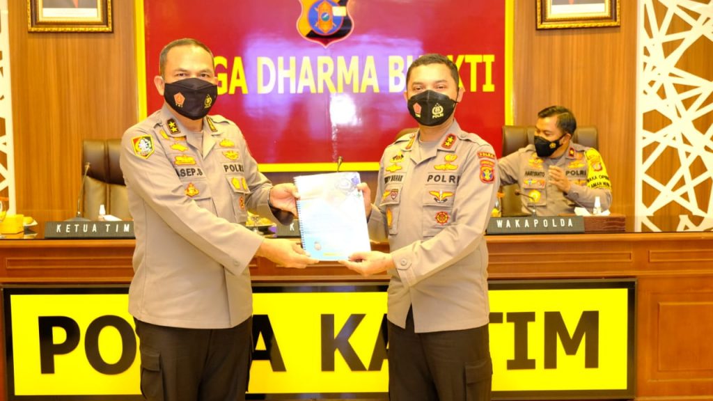 Kapolda Terima Laporan Hasil Supervisi Lemdiklat Polri di SPN Polda Kaltim WhatsApp Image 2021 07 26 at 11.22.19
