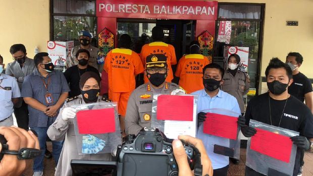 Polresta Balikpapan Bongkar Komplotan Pembuat Surat PCR Palsu 9 1