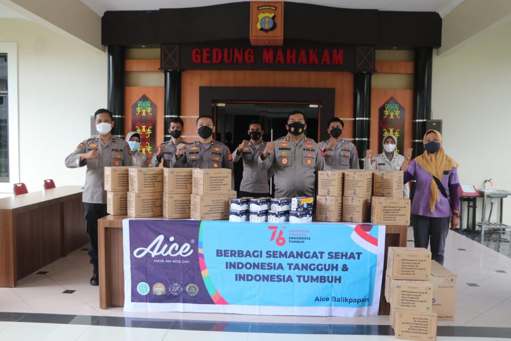 Kerja Sama Dengan Aice Grup, Polda Kaltim Siap Distribusikan 1,1 Juta Masker Medis Untuk Masyarakat WhatsApp Image 2021 08 10 at 11.58.28