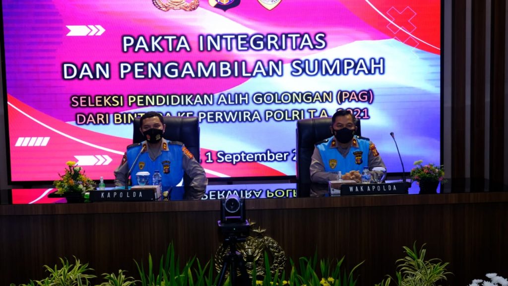 Kapolda Kaltim Pimpin Penandatanganan Pakta Integritas PAG T.A. 2021 15