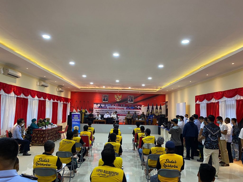 1.000 Warga Binaan Lapas Kelas II-A Balikpapan Jalani Vaksinasi Covid-19 WhatsApp Image 2021 09 15 at 12.01.11