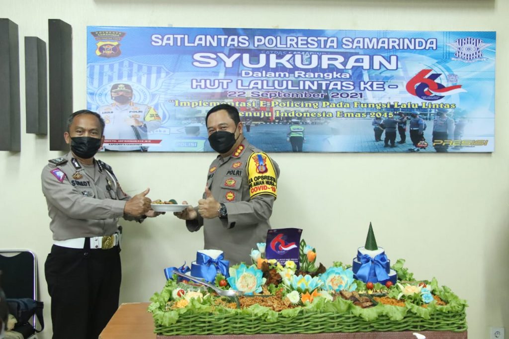 Polresta Samarinda Gelar Syukuran Peringatan HUT Lalu Lintas ke-66 WhatsApp Image 2021 09 22 at 14.05.19