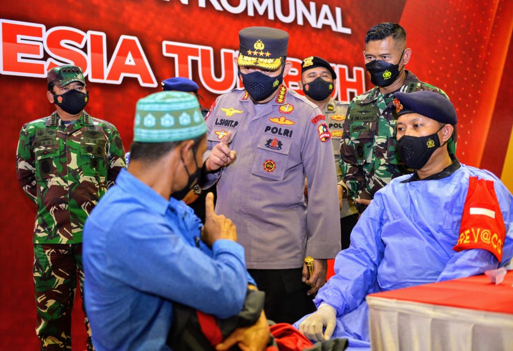 Kapolri Tegaskan Soliditas dan Sinergitas TNI-Polri akan Wujudkan Kekebalan Komunal IMG 20211020 WA0249