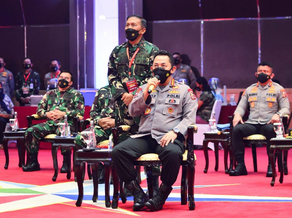 Kapolri Tekankan TNI-Polri Terus Bersinergi Wujudkan Target Vaksinasi Presiden Jokowi WhatsApp Image 2021 10 13 at 15.02.20