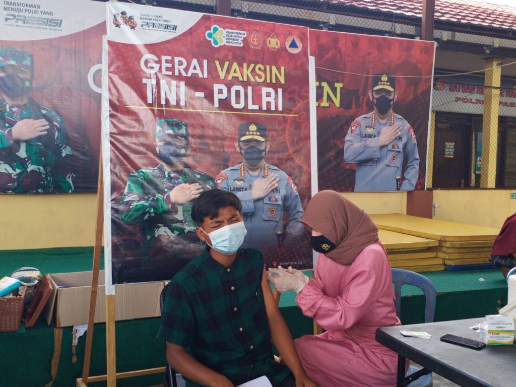 Percepat Wujudkan Herd Immunity, Polres Paser Kembali Gelar Gerai Vaksinasi Covid-19 3 3