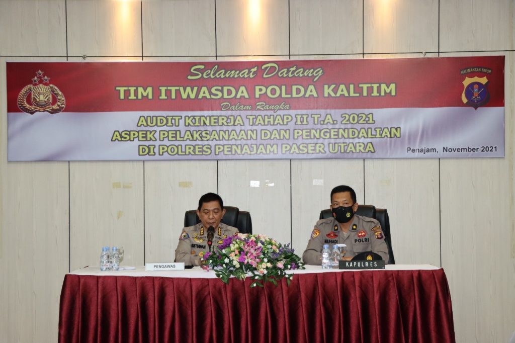 Audit Kinerja Tahap II 2021, Tim Itwasda Polda Kaltim Kunjungi Polres PPU 6 16