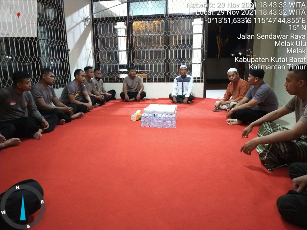 Tempati Mako Baru, Kompi 2 Batalyon B Pelopor Satuan Brimob Polda Kaltim Gelar Syukuran Dan Doa Bersama WhatsApp Image 2021 11 30 at 10.36.11