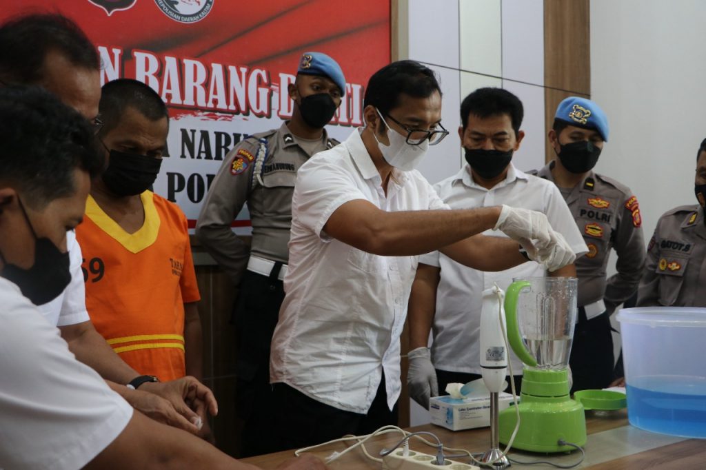 Polda Kaltim Laksanakan Pemusnahan Barang Bukti Narkotika 14 3