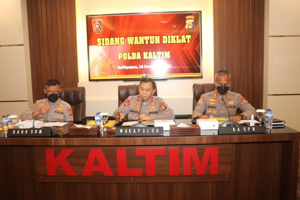 Wakapolda Pimpin Sidang Wantun Diklat Polda Kaltim T.A. 2021 WhatsApp Image 2021 12 16 at 16.19.48