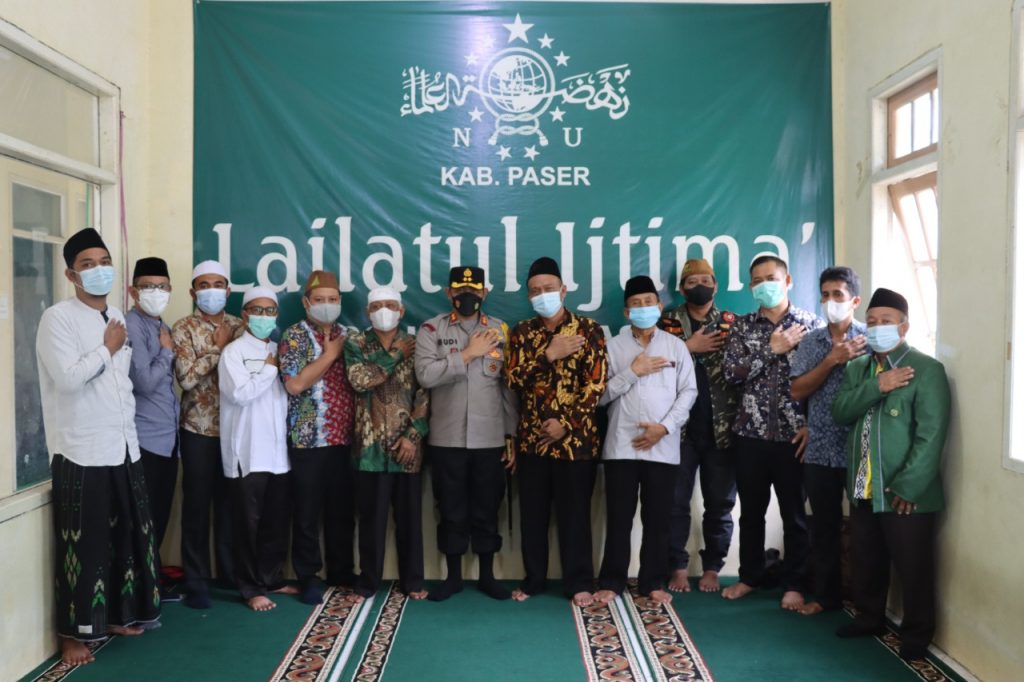 Kapolres Paser Silahturahmi ke PCNU, Ajak Bersama Ciptakan Kamtibmas dan Penerapan Prokes 7 14