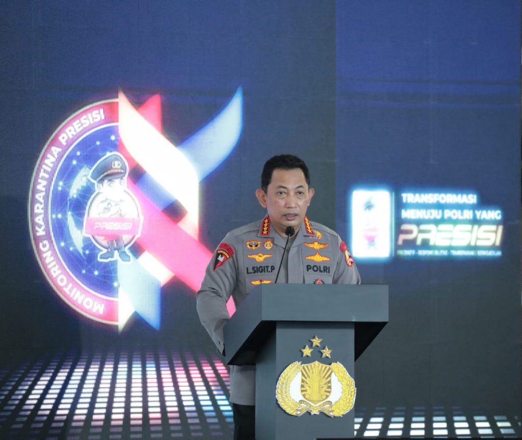Tindaklanjuti Instruksi Presiden Soal Karantina PPLN, Kapolri Luncurkan Aplikasi Monitoring Karantina Presisi WhatsApp Image 2022 01 06 at 16.22.31