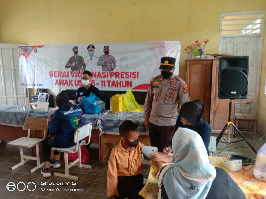 Perkuat Herd Immunity Anak, Polres Paser Gencarkan Vaksinasi Merdeka Anak WhatsApp Image 2022 01 21 at 21.56.52