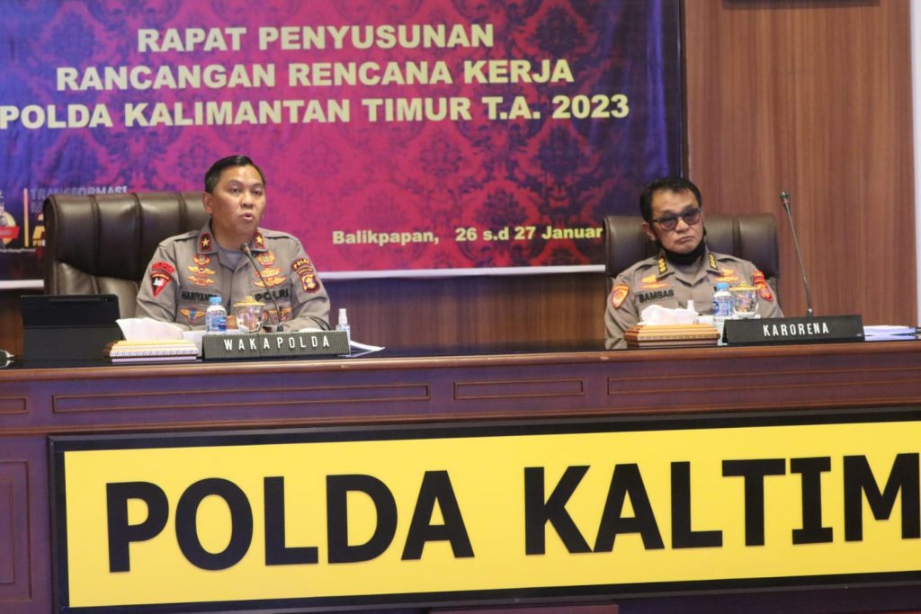 Wakapolda Kaltim Pimpin Rapat Penyusunan Rancangan Rencana Kerja T.A 2023 WhatsApp Image 2022 01 26 at 11.41.30