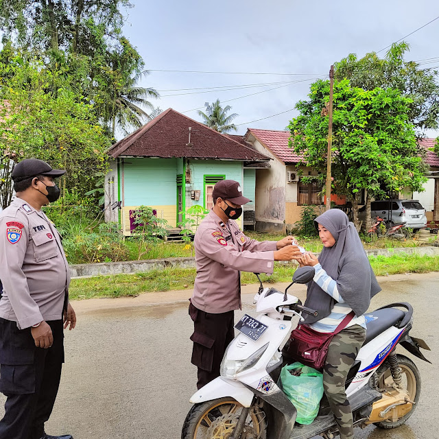 Antisipasi Penyebaran Covid-19 Varian Omicorn, Polsek Palaran Gencarkan Ops Yustisi Prokes 1