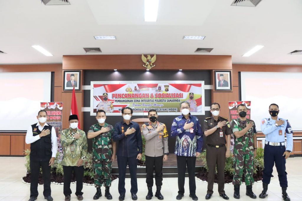 Tingkatkan Pelayanan Publik, Polresta Samarinda Komitmen Canangkan Zona Integritas WBK Menuju WBBM 2 9