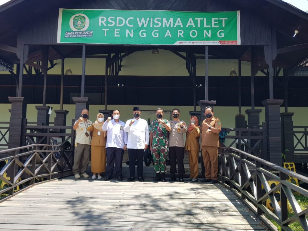 Kapolres Kukar Bersama Unsur Forkopimda Tinjau RSDC Wisma Atlet 6 4
