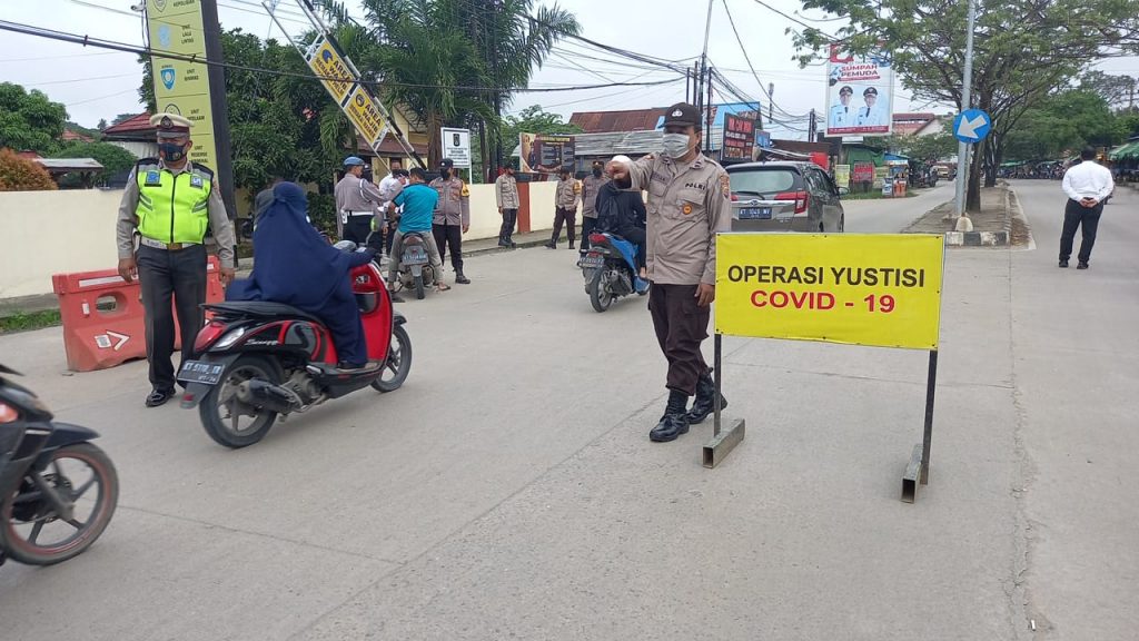 Cegah Penyebaran Covid-19, Polsek Samarinda Seberang Gelar Operasi Yustisi Protokol Kesehatan 7 2
