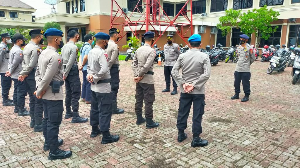 Pengamanan di lokasi pembangunan Ibukota Negara, Polda Kaltim Lakukan Penyegaran Personil Pengamanan WhatsApp Image 2022 02 17 at 19.40.061
