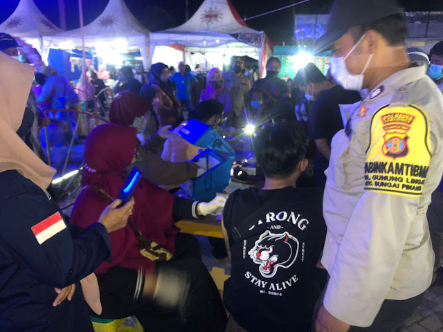 Antisipasi Penyebaran Covid-19, Jajaran Polresta Samarinda Laksanakan Ops Yustisi di Pusat Keramaian IMG 20220327 WA0022