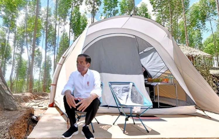 Kemah Presiden RI Jokowi, Simbol Awal Pembangunan IKN Nusantara WhatsApp Image 2022 03 14 at 23.24.41