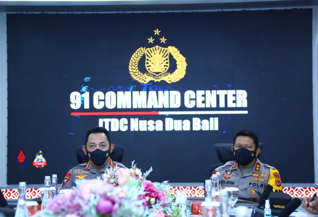 Kapolri Tinjau 91 Command Center di Bali Untuk Pastikan Pengamanan Event Internasional WhatsApp Image 2022 03 19 at 20.13.37